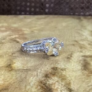 Canary Diamond Costume Ring